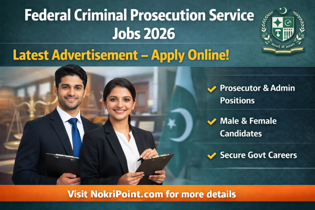 Federal Criminal Prosecution Service Jobs 2026 – Latest Exciting Announcement