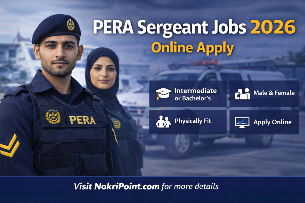 PERA Sergeant Jobs 2026 Online Apply – Exciting Vacancies